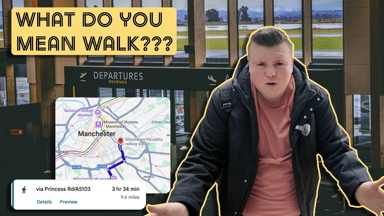 Can you WALK From MANCHESTER AIRPORT to the CITY CENTRE?