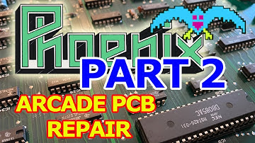 Phoenix Arcade PCB Lot Repair - Part 2 - Troubleshooting with schematics and logic probe