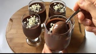 Turkish chocolate supangle سوپانگله موس نرم شكلاتي ترکی