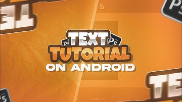 Create this Text on Android Using PsCC/PsTouch | Text Tutorial by Fla5h GFX 🔥