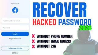 HOW TO RECOVER HACKED FACEBOOK ACCOUNT: Bypass 2FA, Email, & Phone Change (2026 Exploit) screenshot 4