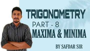 TRIGONOMETRY PART 8 II MAXIMUM AND MINIMUM VALUE OF A TRIGONOMETRIC FUNCTION (MALAYALAM)