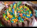 Куриные леденцы/ТОРТ из M&M’s и KitKat/День рождения Сонечки