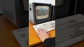 ✅Retro Gaming + Vintage CRT + Windows 11 = AWESOME ✅ #retropc #vintage #msdos #monitor #crt