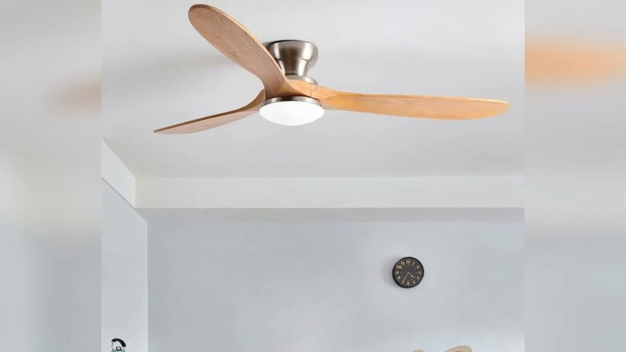 A must-have product! 52inch Low Floor Ceiling Fan Light Remote Control Led Llights Indoor Restaura