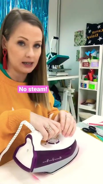 How to apply HTV with a normal iron - easy tutorial! ️ - YouTube