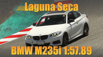 Laguna Seca track day with BMW M235i 1:57.89 lap time