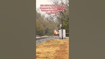 CSX M580 In The Downpours In Newberry SC On Veterans Day 2023 #video #subscribe #trains #csx #usa
