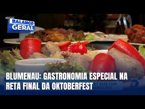 Blumenau se despede da Oktoberfest com pratos típicos e atrações