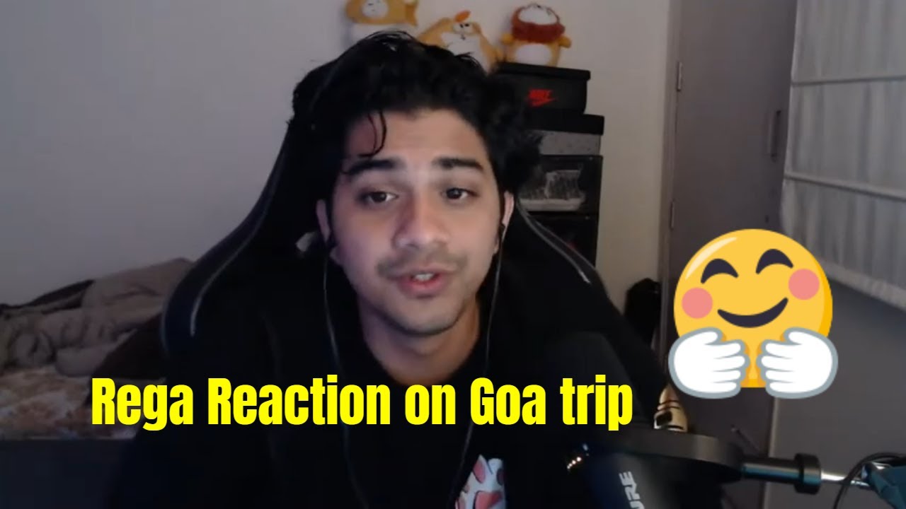 Regaltos Reaction on goa Trip | rega stream funny with krutika | rega ...