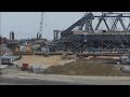 Строительство Керченского моста (апрель, 2017).