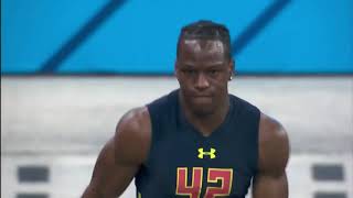 John Ross Breaks a Record with 4.22 in the 40-Yard Dash! || NFL Combine 2017
