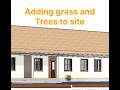 Adding grass and trees to site in Revit