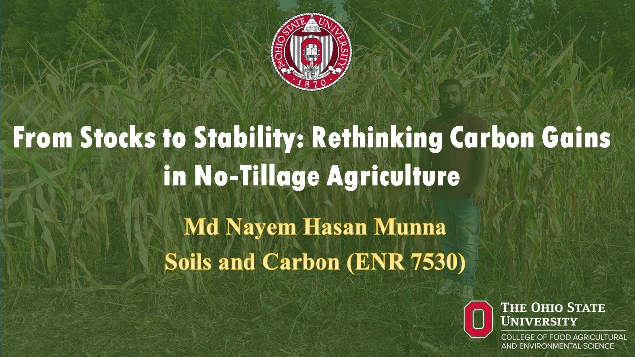 From Stocks to Stability: Rethinking Carbon Gains in No-Tillage Agriculture | Lightning Talk