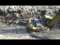 Подъём затонувшего "KOMATSU" (Украина)