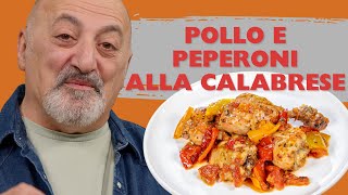 Pollo e peperoni alla calabrese