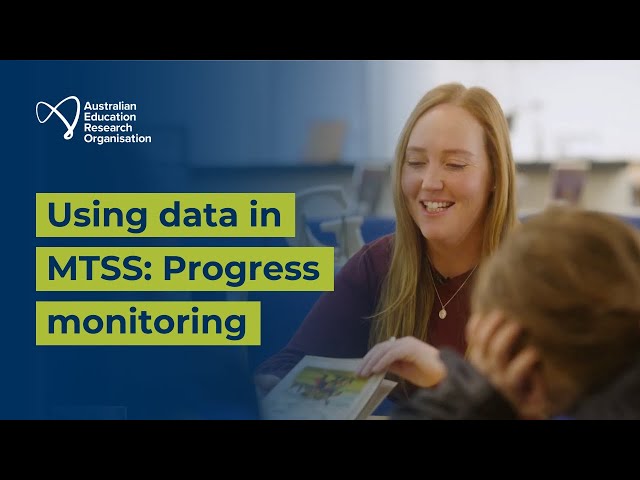 Watch Using data in MTSS: Progress monitoring on YouTube.