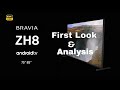 First Look & Analysis Sony ZH8 8K HDR TV's