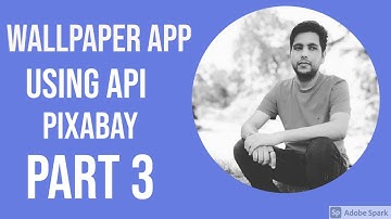 Wallpaper App Using API in HINDI | Create Android App Using Pixabay API in HINDI