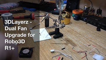 Robo3D R1+ 3D Printer Dual Fan Upgrade