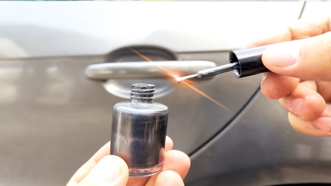 Retocador de pintura  como eliminar rayones en la pintura de auto 