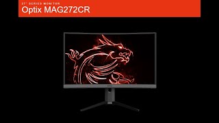 How to install MSI monitor drivers (MAG272CR) screenshot 1