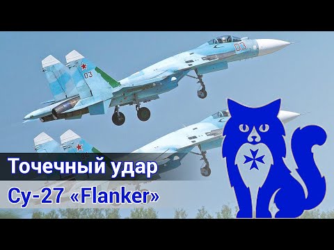 Су-27 "Flanker" - Точечный удар (вылет с действующим лётчиком-истребителем) (DCS World) | WaffenCat