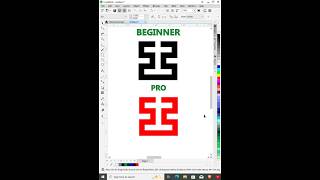 Beginner vs Pro Logo 😲 | CorelDRAW Tutorial