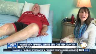 Marine with terminal illness gets one wish granted Profile