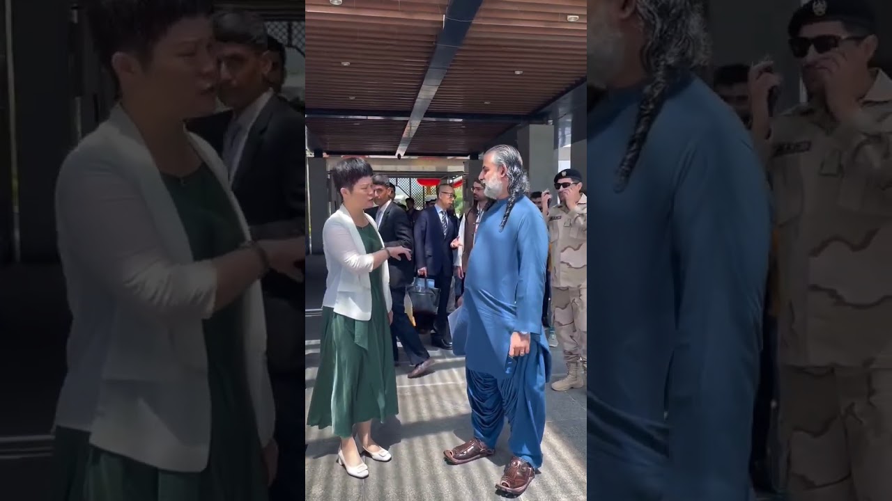 EX federal minister narcotics control of pakistan..nawabzada Shahzain bugti met Chinese Minister