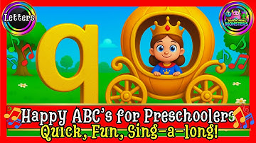 Happy ABC’s for Preschoolers | ABC Learning Song | Magic Mini Monsters #magicminimonsters