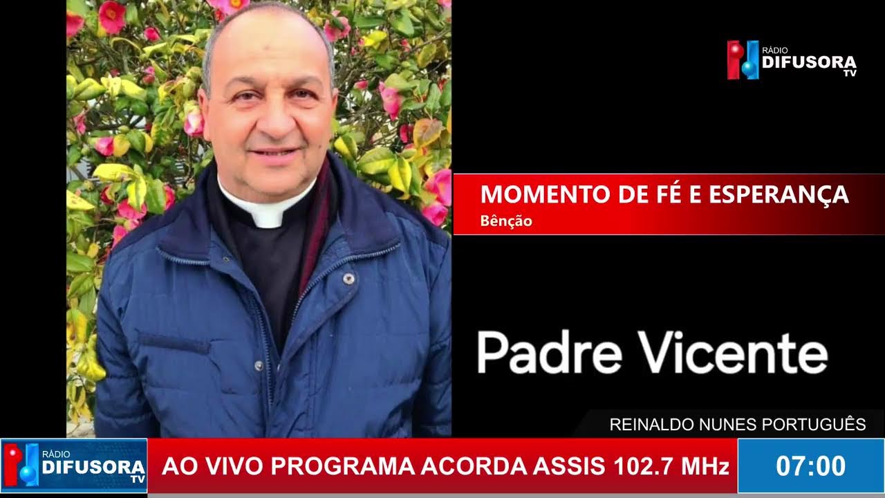 Programa Acorda Assis! Terça-feira, 3 de Março de 2026. Apresentação Reinaldo Nunes 'Português'