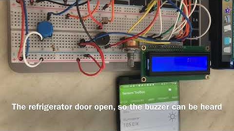 Aural warning system - Refrigerator & Luxmeter | Embedded System