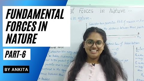 Fundamental Forces in Nature-Introduction to Physics part-6 by Ankita