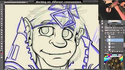 Inking of Gnome Badge (Part 9)