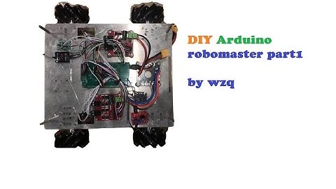 diy arduino robomaster mecanum wheel robot