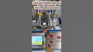 The operation process of the Yarn Winding Machine.