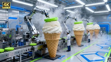 Inside a Modern Ice Cream Factory: From Raw Dairy to Frozen Perfection ( Full Process )