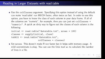 Reading/Writing Data: Part 1