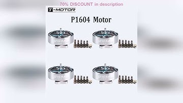 A must-have product! 4PCS T-MOTOR P1604 KV2850 6S/KV3800 4S Brushless Motor 1.5mm Shaft 9*9mm Hole
