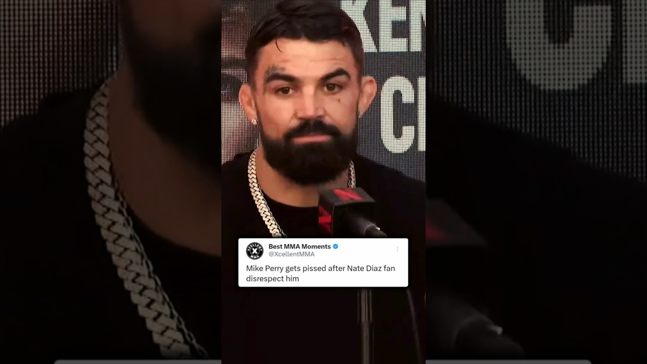 Mike Perry gets pissed after Nate Diaz fan disrespect him