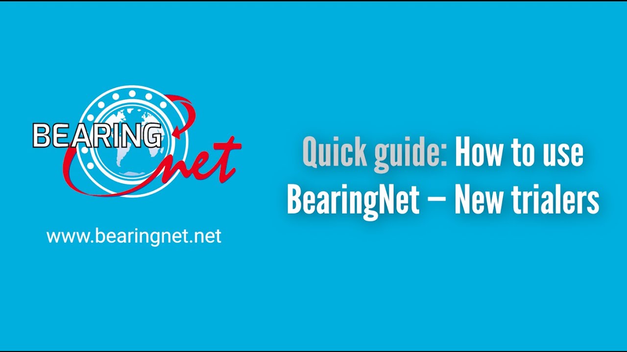 Quick guide: How to use BearingNet - New trialers