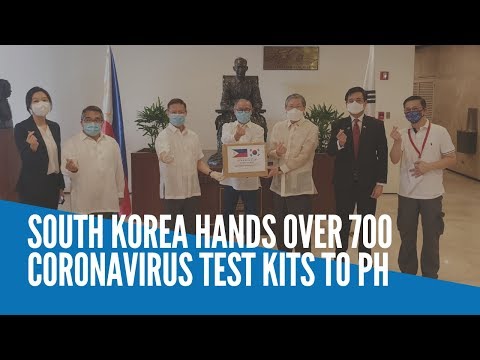 South Korea hands over 700 coronavirus test kits to PH