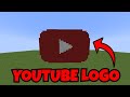 How To Build YOUTUBE LOGO In Minecraft