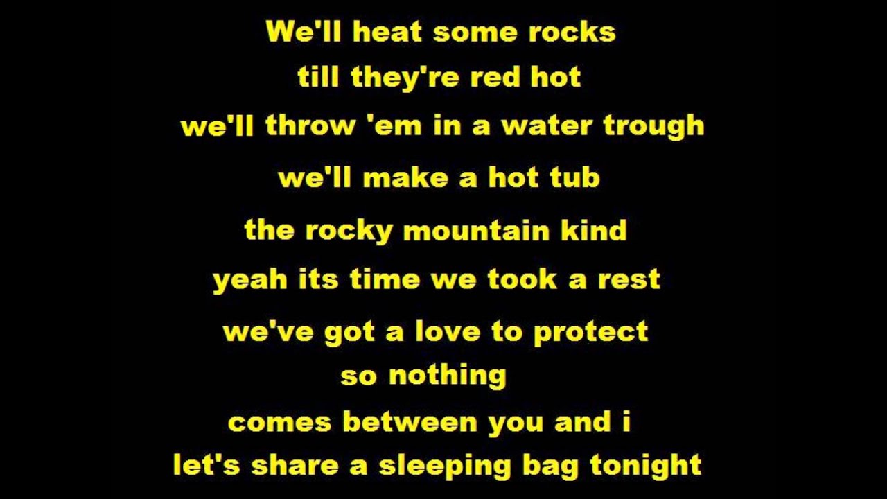 Dean Brody Sleeping Bag Song YouTube