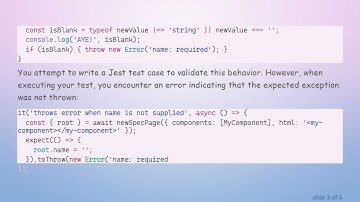 Understanding How to Properly Test toThrow Exceptions in Jest