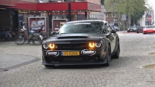 840HP Dodge DEMON SRT Supercharged 6.2 V8 - Lovely Exhaust Sounds!