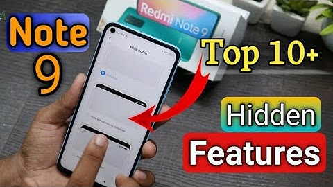 Redmi Note 9 Top 10+ Features || Tips and Tricks