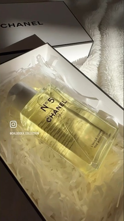 Limited edition Chanel No5 body oil for the holiday