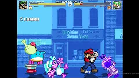 Augusto Mugen Battle #135 - Super Mario and Mallow vs Asha and Suika